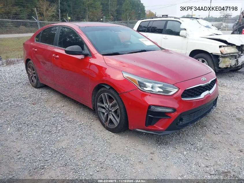 Auction sale of the 2019 Kia Forte , vin: 3KPF34ADXKE047198, lot number: 43740075