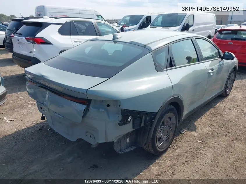 Auction sale of the 2025 Kia K4 , vin: 3KPFT4DE7SE149952, lot number: 12676499