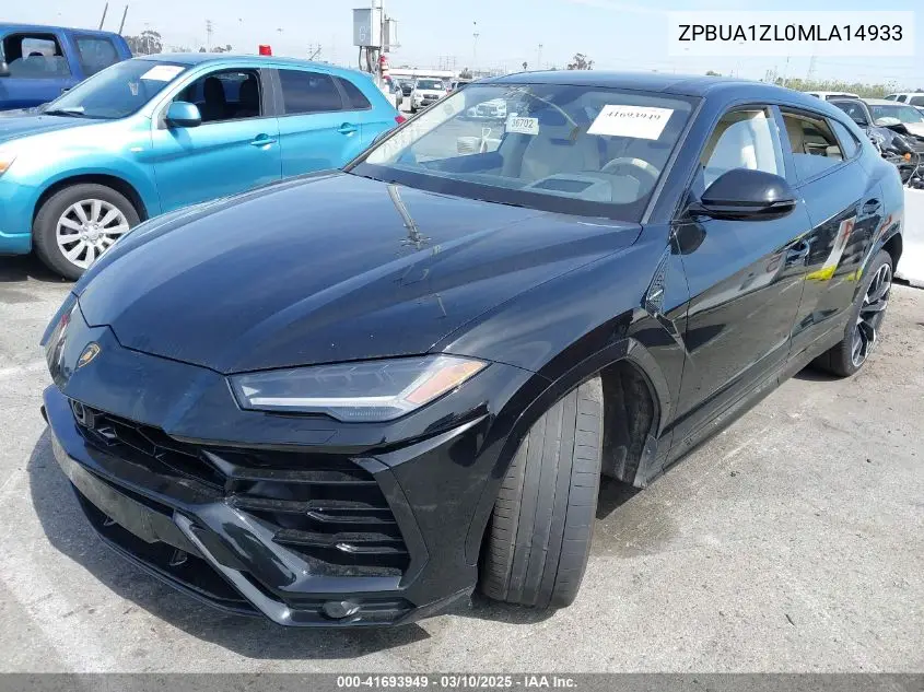 Auction sale of the 2021 Lamborghini Urus , vin: ZPBUA1ZL0MLA14933, lot number: 41693949