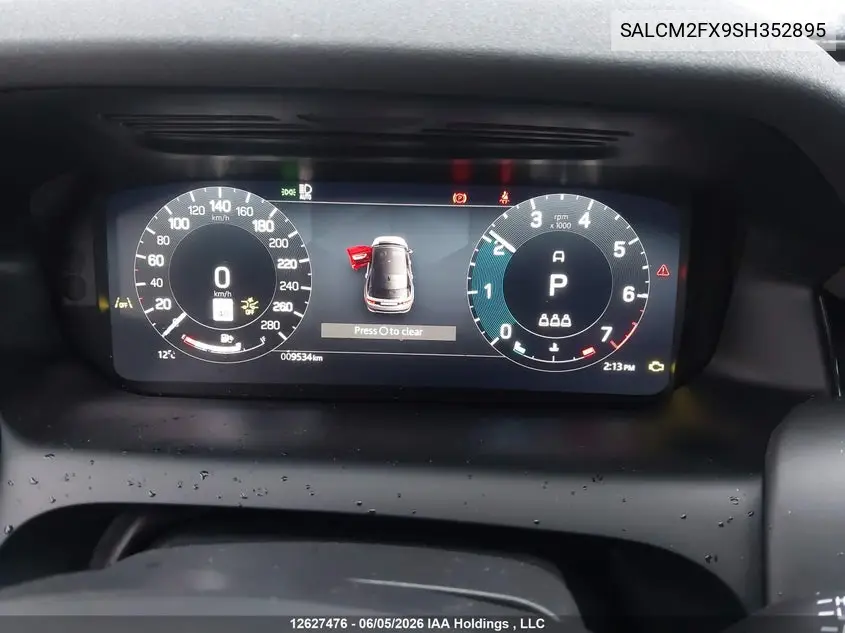 Auction sale of the 2025 Land Rover Discovery Sport , vin: SALCM2FX9SH352895, lot number: 12627476