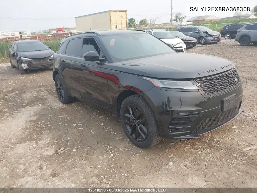 Auction sale of the 2024 Land Rover Range Rover Velar , vin: SALYL2EX8RA368308, lot number: 12318290