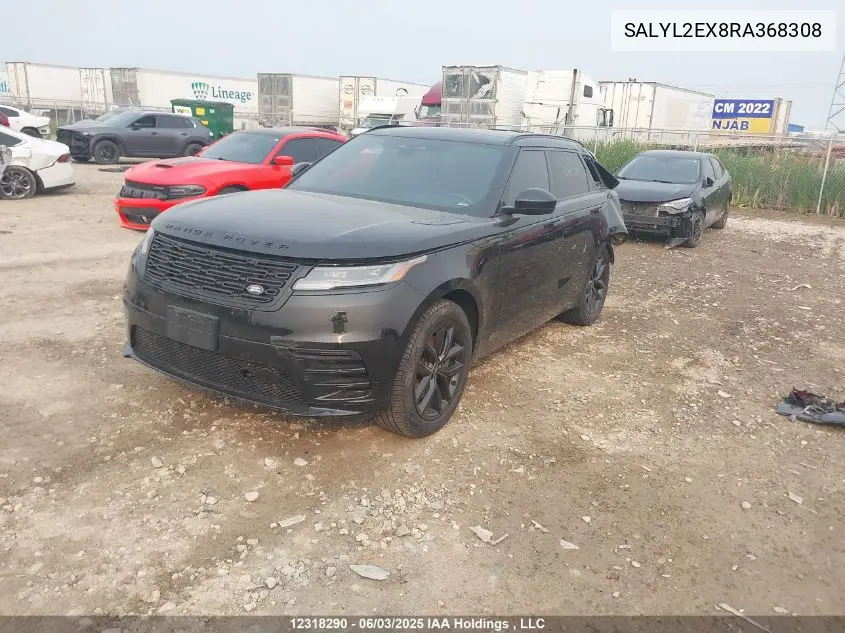 Auction sale of the 2024 Land Rover Range Rover Velar , vin: SALYL2EX8RA368308, lot number: 12318290