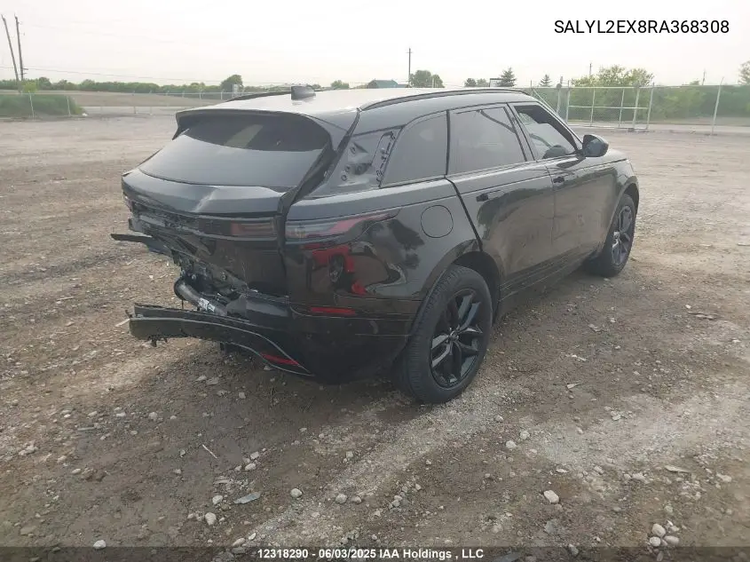Auction sale of the 2024 Land Rover Range Rover Velar , vin: SALYL2EX8RA368308, lot number: 12318290