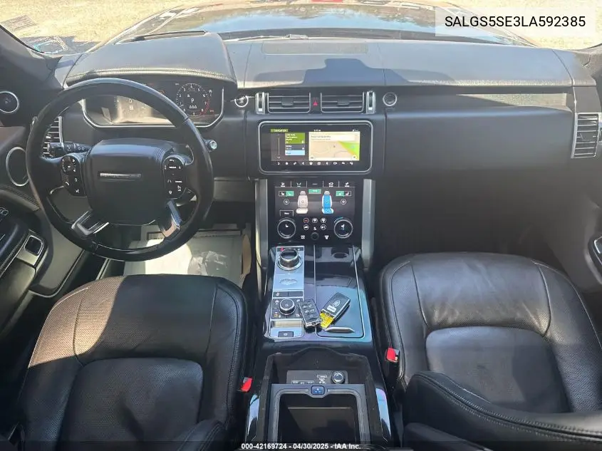 Auction sale of the 2020 Land Rover Range Rover , vin: SALGS5SE3LA592385, lot number: 42169724