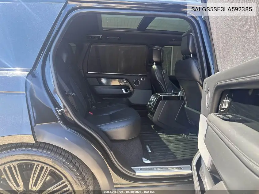 Auction sale of the 2020 Land Rover Range Rover , vin: SALGS5SE3LA592385, lot number: 42169724