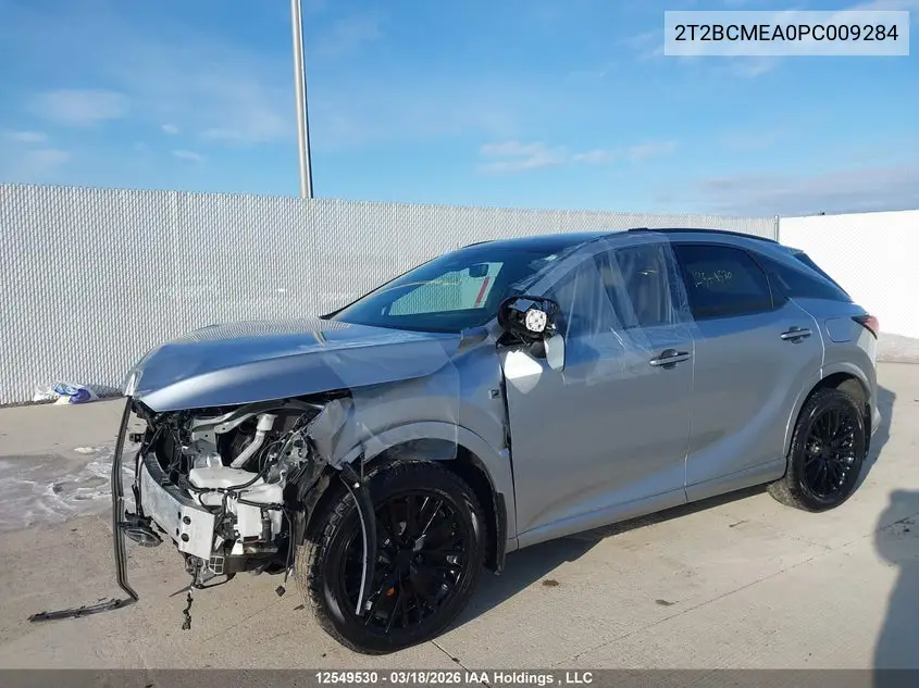 Auction sale of the 2023 Lexus RX , vin: 2T2BCMEA0PC009284, lot number: 12549530