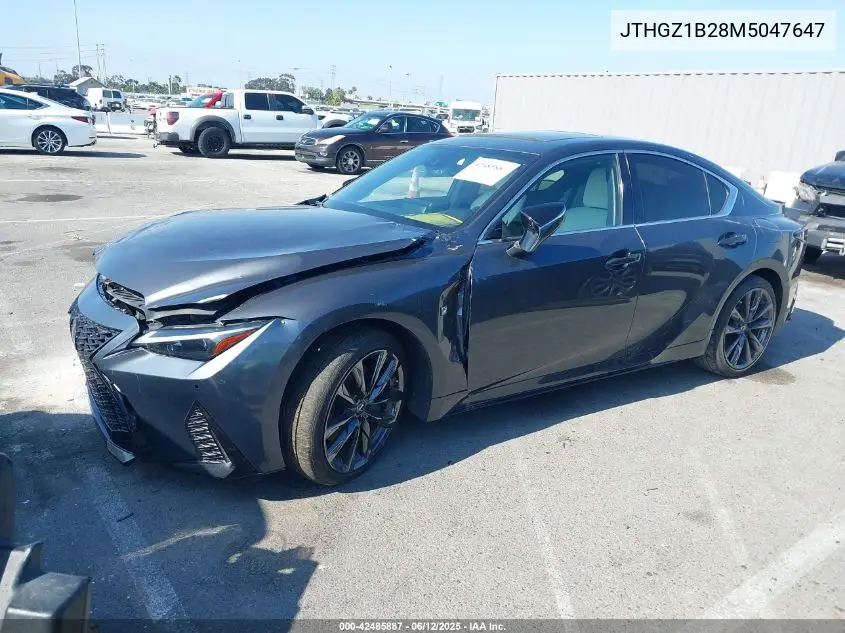 Auction sale of the 2021 Lexus IS , vin: JTHGZ1B28M5047647, lot number: 42485887
