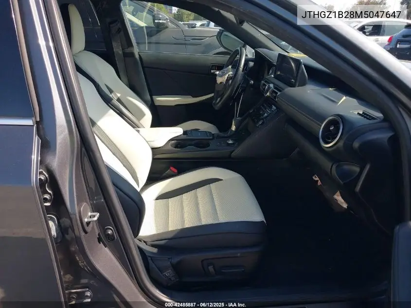 Auction sale of the 2021 Lexus IS , vin: JTHGZ1B28M5047647, lot number: 42485887