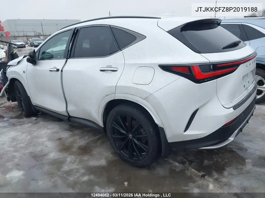 Auction sale of the 2023 Lexus NX , vin: JTJKKCFZ8P2019188, lot number: 12494082