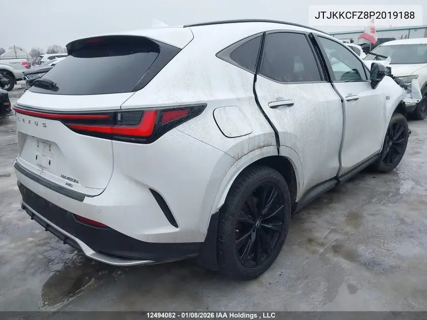 Auction sale of the 2023 Lexus NX , vin: JTJKKCFZ8P2019188, lot number: 12494082