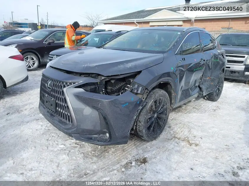 Auction sale of the 2025 Lexus NX , vin: 2T2GKCEZ3SC049540, lot number: 12541320