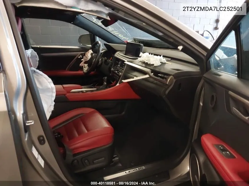 Auction sale of the 2020 Lexus RX , vin: 2T2YZMDA7LC252501, lot number: 40118581