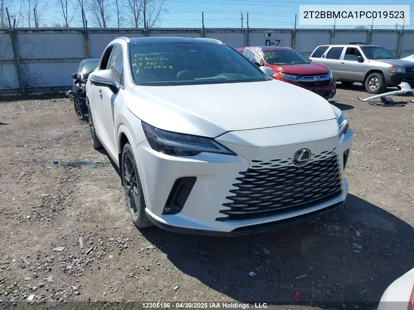 Auction sale of the 2023 Lexus RX , vin: 2T2BBMCA1PC019523, lot number: 12305156