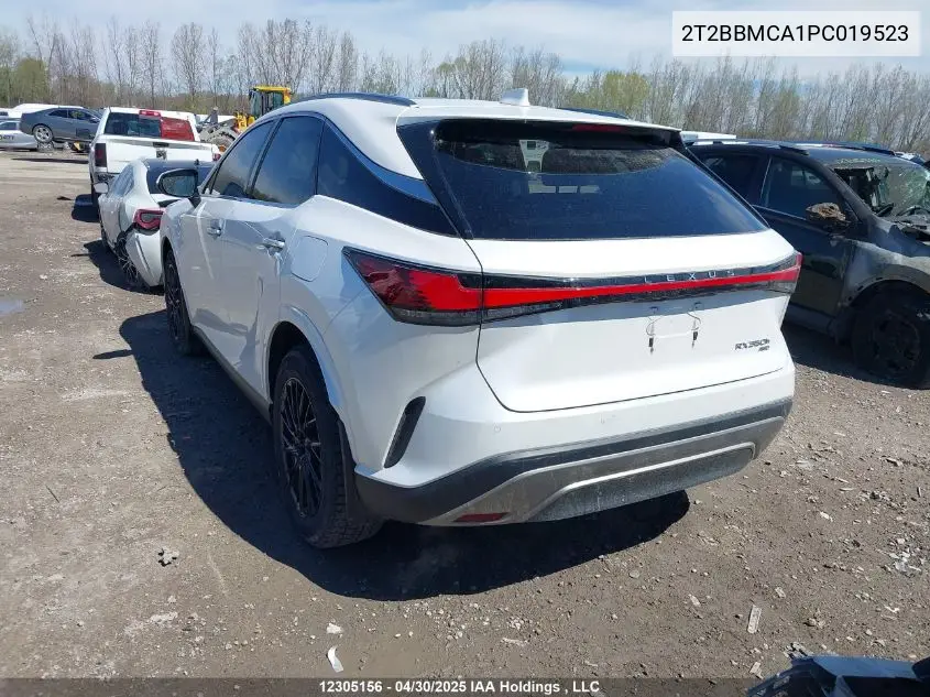 Auction sale of the 2023 Lexus RX , vin: 2T2BBMCA1PC019523, lot number: 12305156
