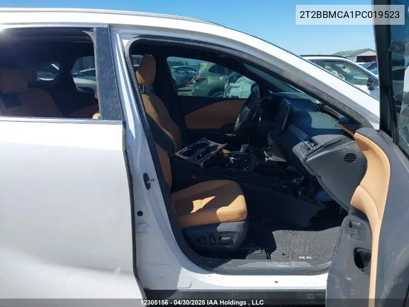 Auction sale of the 2023 Lexus RX , vin: 2T2BBMCA1PC019523, lot number: 12305156
