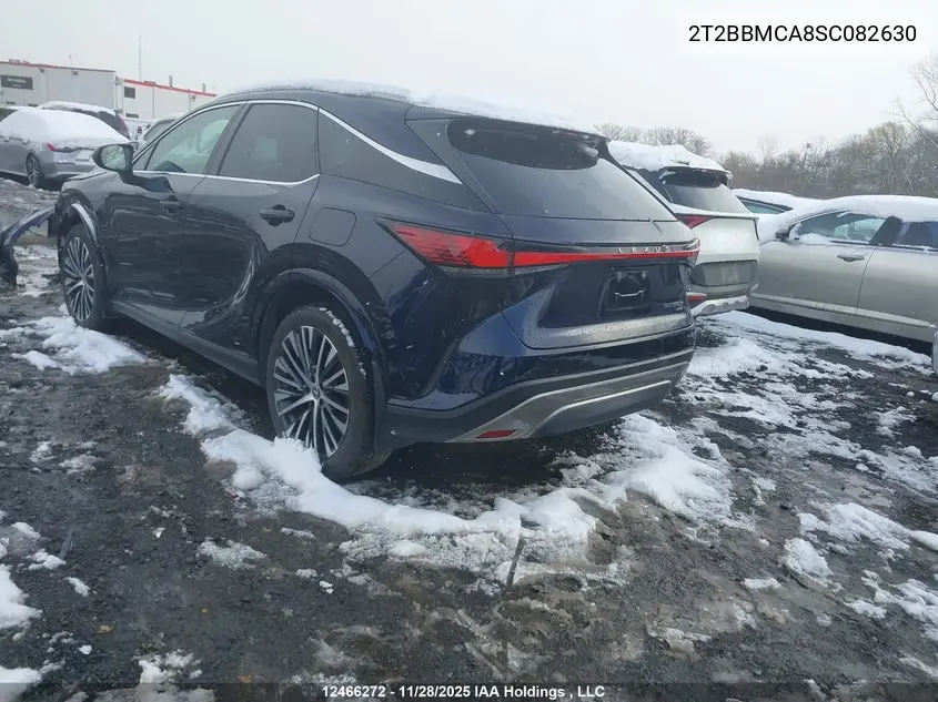 Auction sale of the 2025 Lexus RX , vin: 2T2BBMCA8SC082630, lot number: 12466272