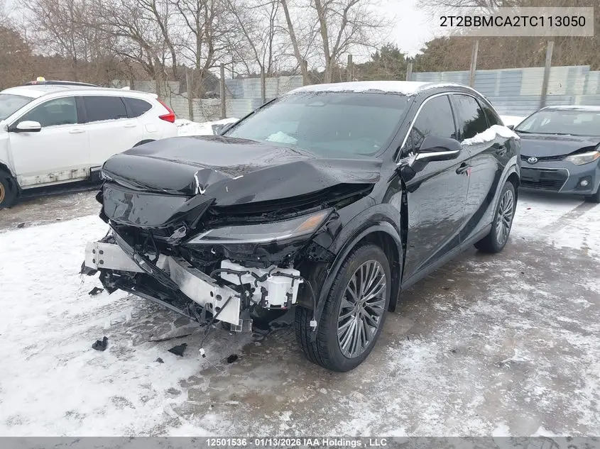 Auction sale of the 2026 Lexus RX , vin: 2T2BBMCA2TC113050, lot number: 12501536