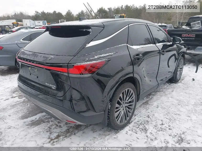 Auction sale of the 2026 Lexus RX , vin: 2T2BBMCA2TC113050, lot number: 12501536