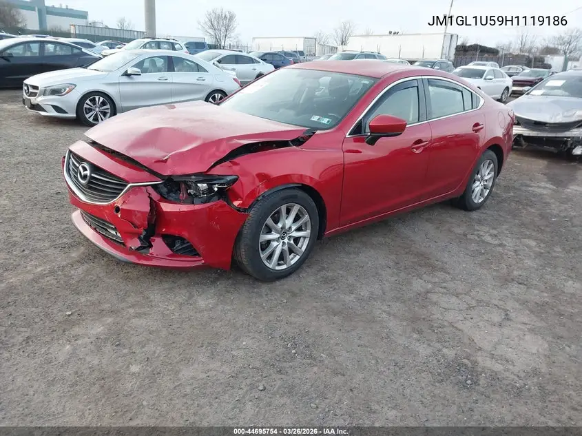 Auction sale of the 2017 Mazda 6 , vin: JM1GL1U59H1119186, lot number: 44695754