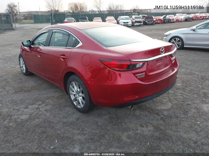 Auction sale of the 2017 Mazda 6 , vin: JM1GL1U59H1119186, lot number: 44695754