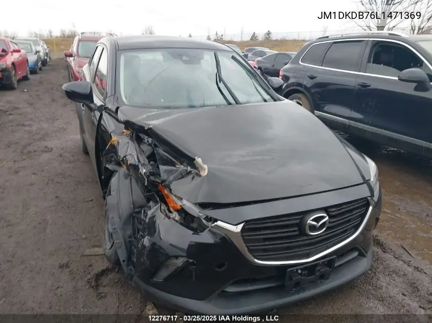 Auction sale of the 2020 Mazda CX 3 , vin: JM1DKDB76L1471369, lot number: 12276717