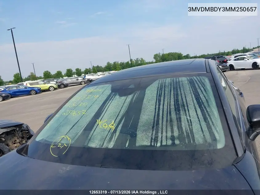 Auction sale of the 2021 Mazda CX 30 , vin: 3MVDMBDY3MM250657, lot number: 12653319