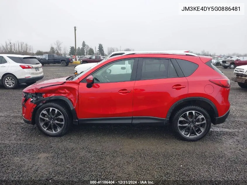 Auction sale of the 2016 Mazda CX 5 , vin: JM3KE4DY5G0886481, lot number: 41186404