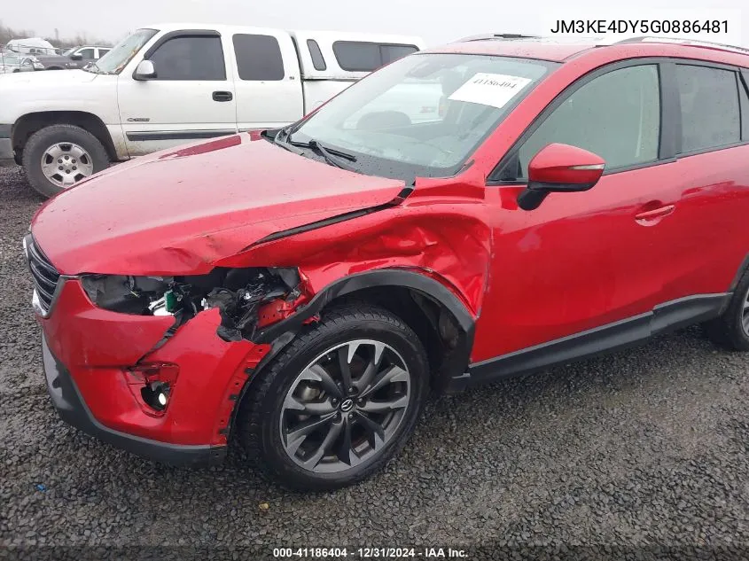 Auction sale of the 2016 Mazda CX 5 , vin: JM3KE4DY5G0886481, lot number: 41186404