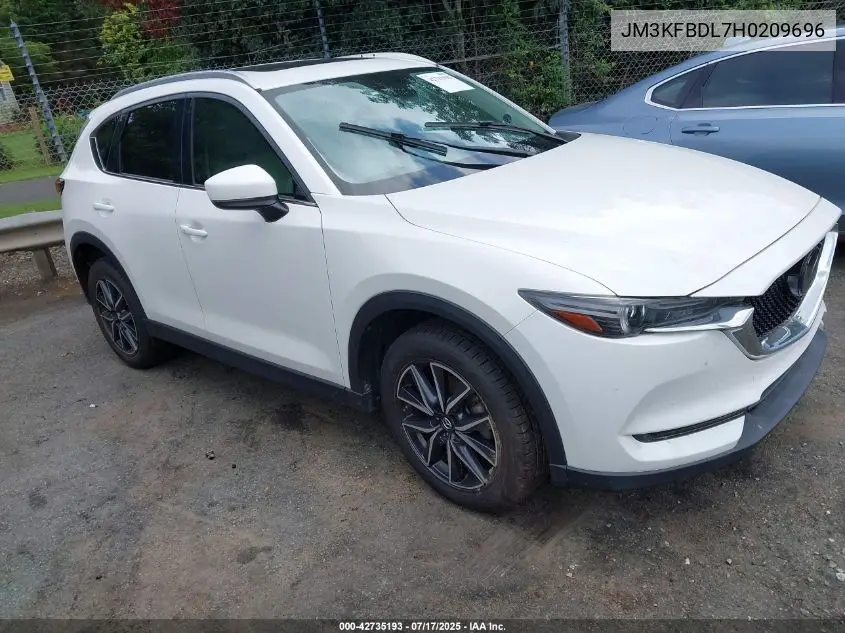 Auction sale of the 2017 Mazda CX 5 , vin: JM3KFBDL7H0209696, lot number: 42735193