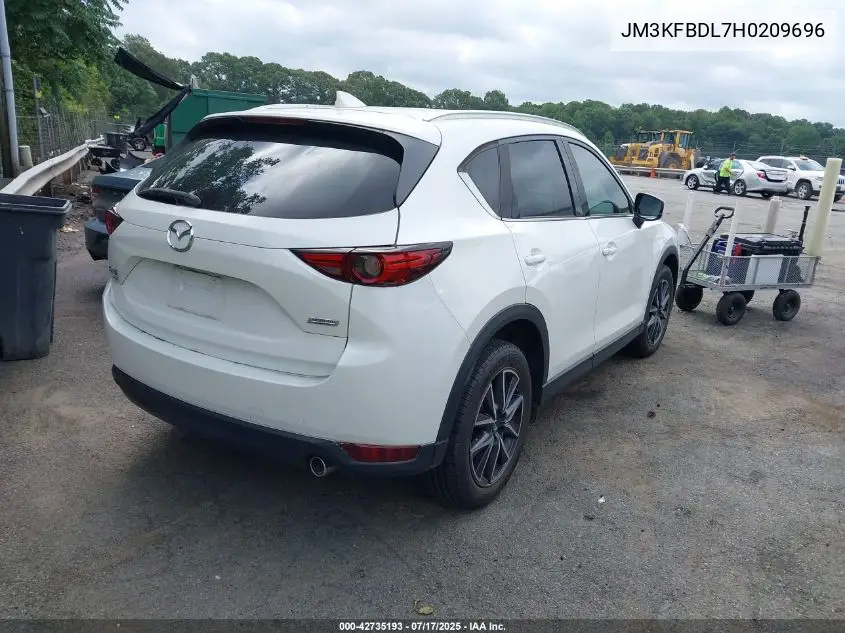 Auction sale of the 2017 Mazda CX 5 , vin: JM3KFBDL7H0209696, lot number: 42735193