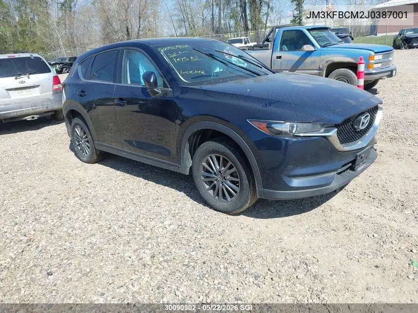 Auction sale of the 2018 Mazda CX 5 , vin: JM3KFBCM2J0387001, lot number: 30090902