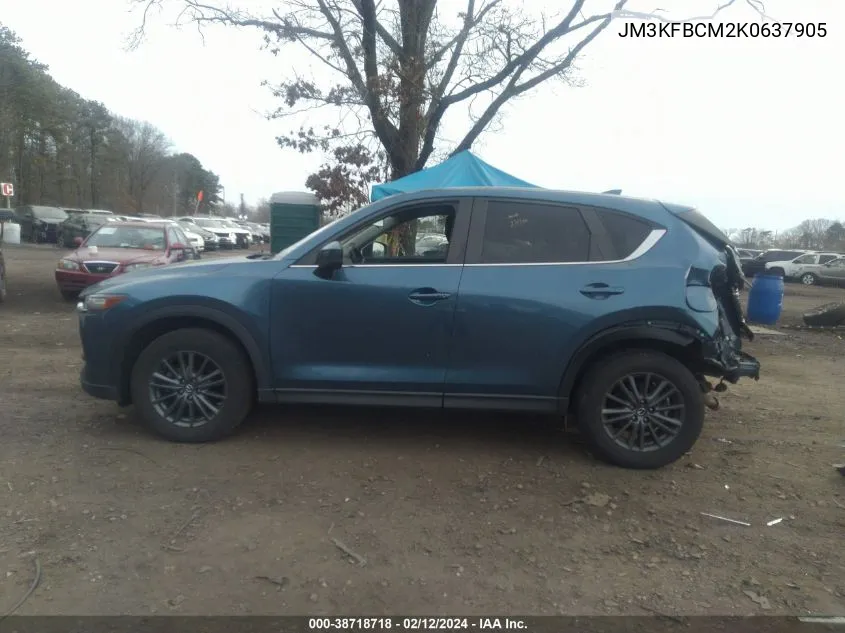 Auction sale of the 2019 Mazda CX 5 , vin: JM3KFBCM2K0637905, lot number: 38718718
