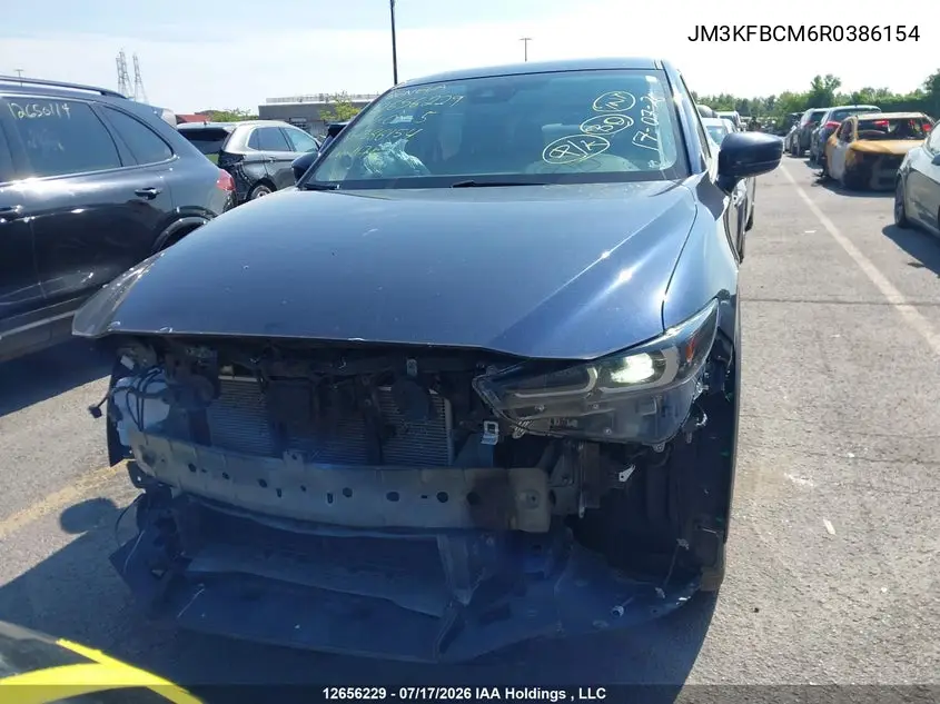 Auction sale of the 2024 Mazda CX 5 , vin: JM3KFBCM6R0386154, lot number: 12656229