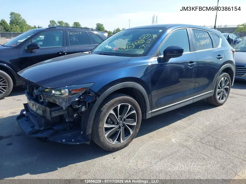 Auction sale of the 2024 Mazda CX 5 , vin: JM3KFBCM6R0386154, lot number: 12656229