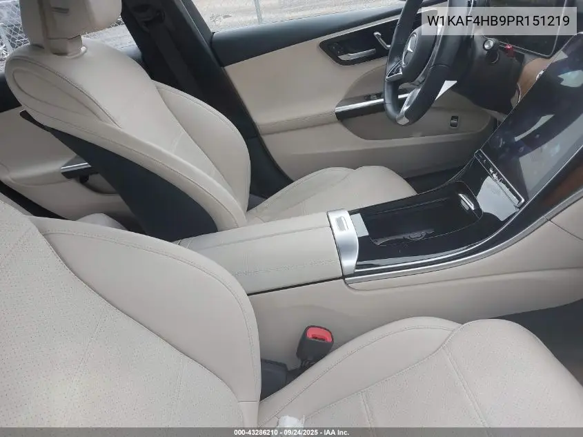 Auction sale of the 2023 Mercedes Benz C klasse , vin: W1KAF4HB9PR151219, lot number: 43286210