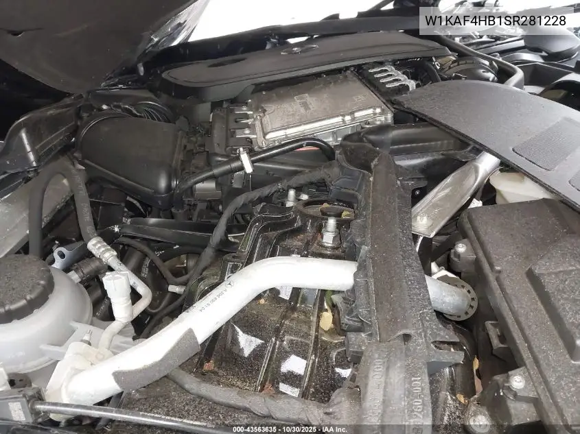 Auction sale of the 2025 Mercedes Benz C klasse , vin: W1KAF4HB1SR281228, lot number: 43563635