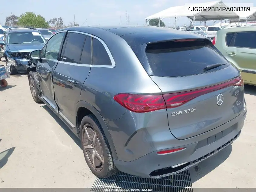 Auction sale of the 2023 Mercedes Benz EQE , vin: 4JGGM2BB4PA038389, lot number: 42164456