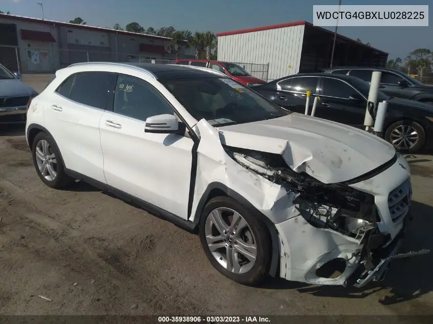 Auction sale of the 2020 Mercedes Benz GLA klasse , vin: WDCTG4GBXLU028225, lot number: 35938906