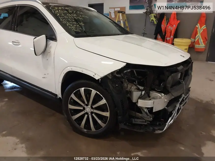 Auction sale of the 2023 Mercedes Benz GLA klasse , vin: W1N4N4HB7PJ538496, lot number: 12528732
