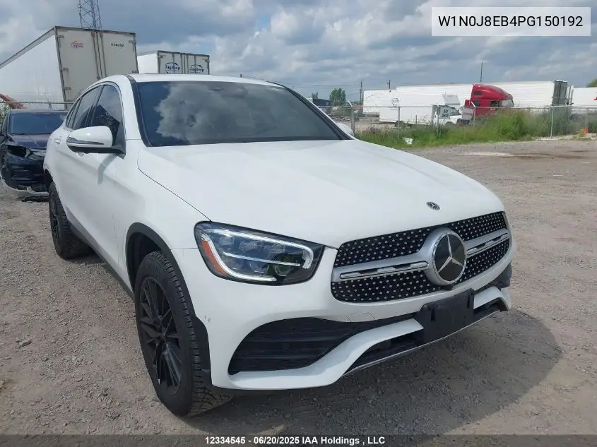 Auction sale of the 2023 Mercedes Benz GLC Coupe , vin: W1N0J8EB4PG150192, lot number: 12334545