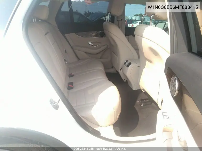 Auction sale of the 2021 Mercedes Benz GLC , vin: W1N0G8EB6MF888415, lot number: 37318045