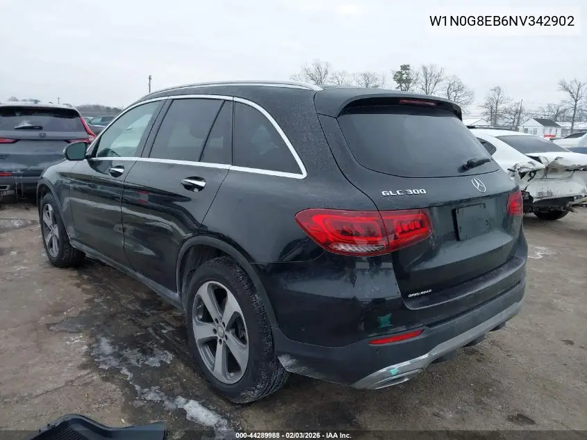 Auction sale of the 2022 Mercedes Benz GLC , vin: W1N0G8EB6NV342902, lot number: 44289988