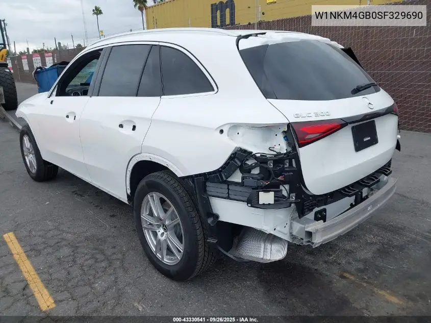 Auction sale of the 2025 Mercedes Benz GLC , vin: W1NKM4GB0SF329690, lot number: 43330541