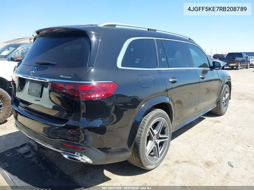 Auction sale of the 2024 Mercedes Benz GLS klasse , vin: 4JGFF5KE7RB208789, lot number: 45047559