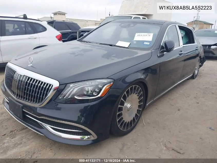 Auction sale of the 2020 Mercedes Benz Maybach S klasse , vin: W1KUX8AB5LA552223, lot number: 41133171