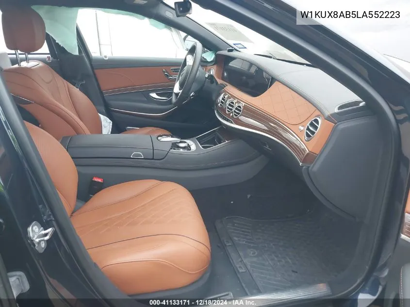 Auction sale of the 2020 Mercedes Benz Maybach S klasse , vin: W1KUX8AB5LA552223, lot number: 41133171