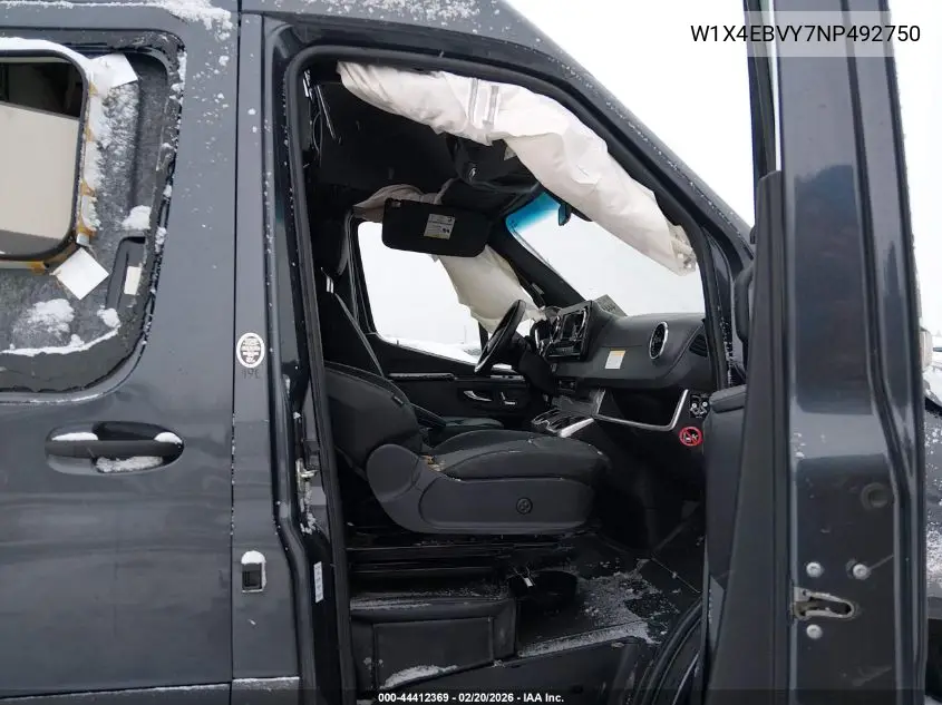 Auction sale of the 2022 Mercedes Benz Sprinter , vin: W1X4EBVY7NP492750, lot number: 44412369