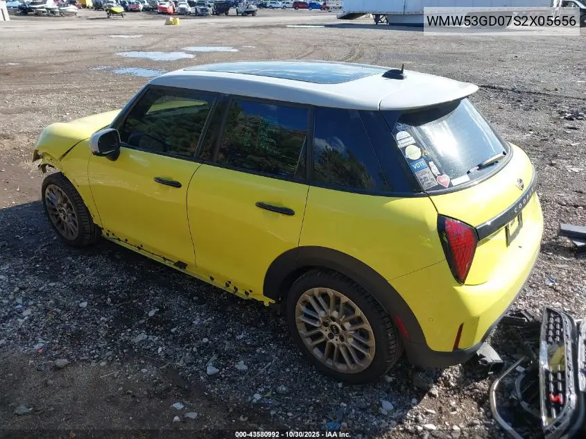 Auction sale of the 2025 MINI Hard top , vin: WMW53GD07S2X05656, lot number: 43580992
