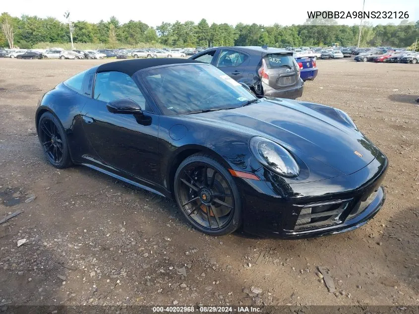 Auction sale of the 2022 Porsche 911 , vin: WP0BB2A98NS232126, lot number: 40202968