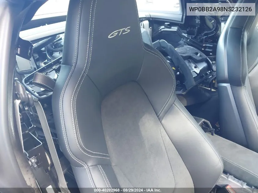 Auction sale of the 2022 Porsche 911 , vin: WP0BB2A98NS232126, lot number: 40202968